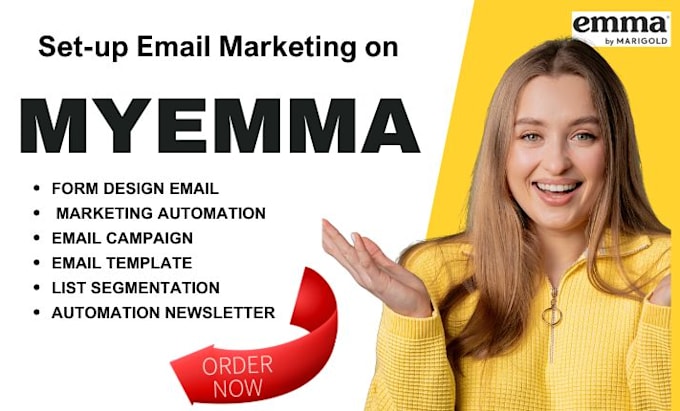 Gig Preview - Set up myemma email marketing email automation campaign