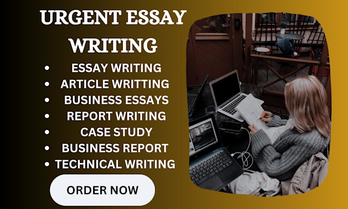 Gig Preview - Do urgent essay writing as an essay writer