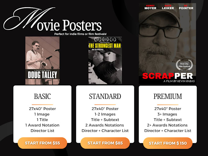 Bestseller - create indie movie posters