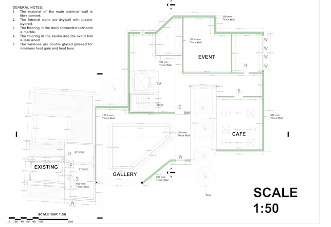 Gig Preview - Draft architectural floor plans, convert pdf to autocad