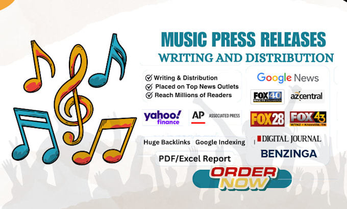 Gig Preview - Music press release writing, pr distribution, press release writing