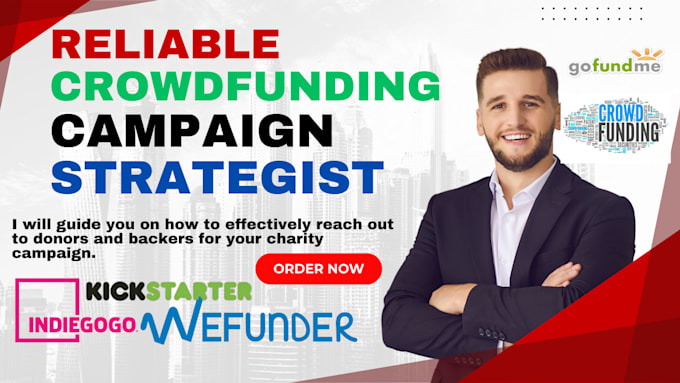 Bestseller - launch a successful crowdfunding campaign on gofundme, kickstarter, or indiegogo