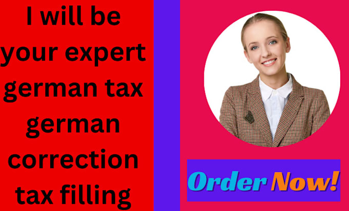 Gig Preview - Be your expert german tax german correction tax filling