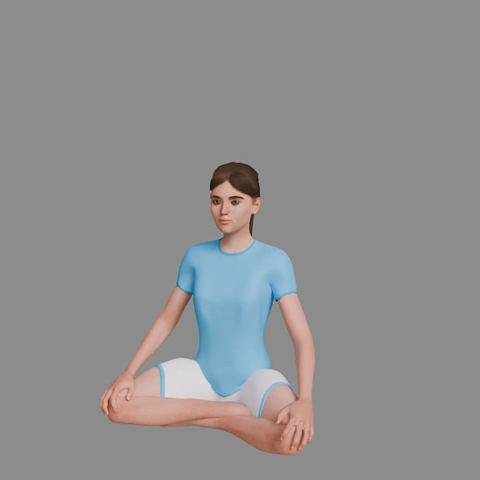 Gig Preview - Do custom realistic exercise, bodyweight, workout, gym, yoga fitness animation