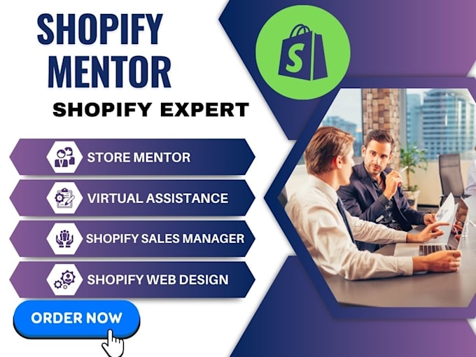 Gig Preview - Be your 7figure shopify dropshipping mentor shopify marketing manager consultant