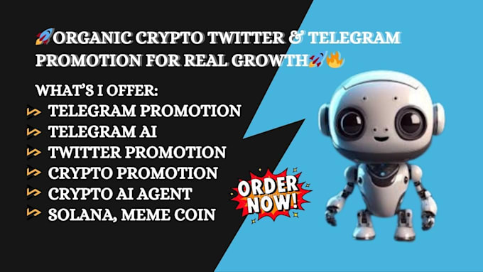 Bestseller - promote and market your crypto ai agent, trading bot, and memecoin