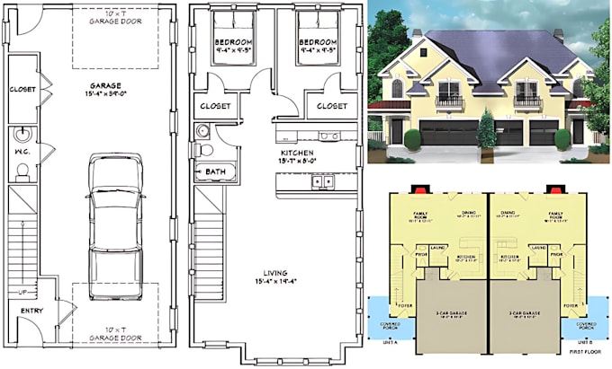 Gig Preview - City permit blueprints architect for house plans, adu, garage, deck, patio, shed