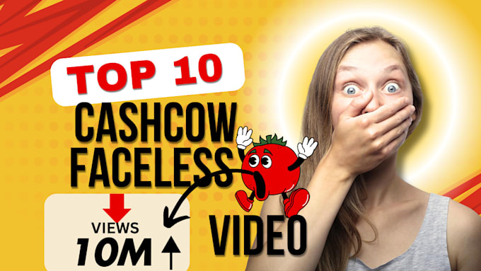 Gig Preview - Craft top 10 faceless cash cow video short, tiktok reels top 10 faceless channel