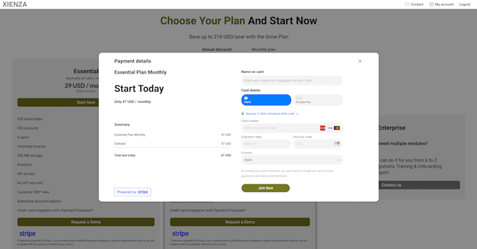 Gig Preview - Integrate your webflow checkout with stripe payments