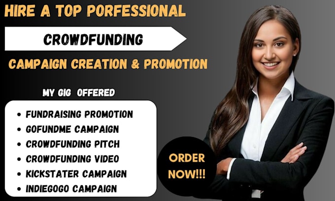 Gig Preview - Write a crowdfunding video indiegogo campaign promotion kickstarter backers list