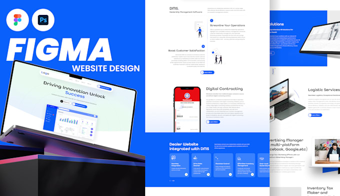 Bestseller - design a responsive figma website, landing page, and app design