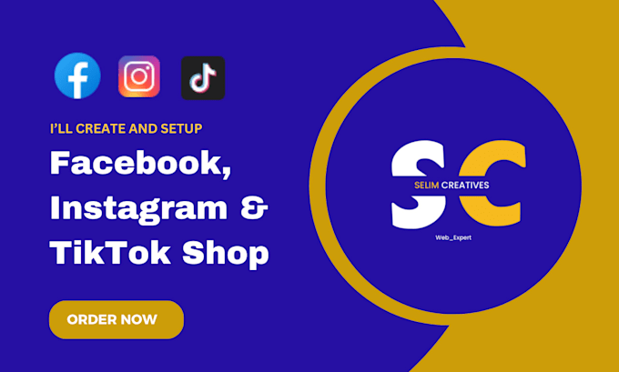 Bestseller - set up your tiktok shop instagram shop facebook shop run tiktok ads