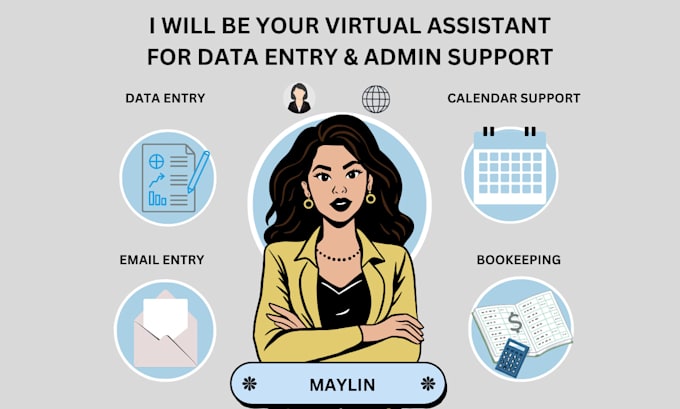 Bestseller - be your virtual assistant for data entry, emails, and admin tasks