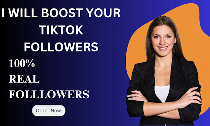 Gig Preview - Do super fast organic tiktok growth and increase followers