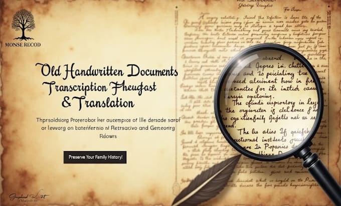 Bestseller - transcribe and translate old family documents with accuracy