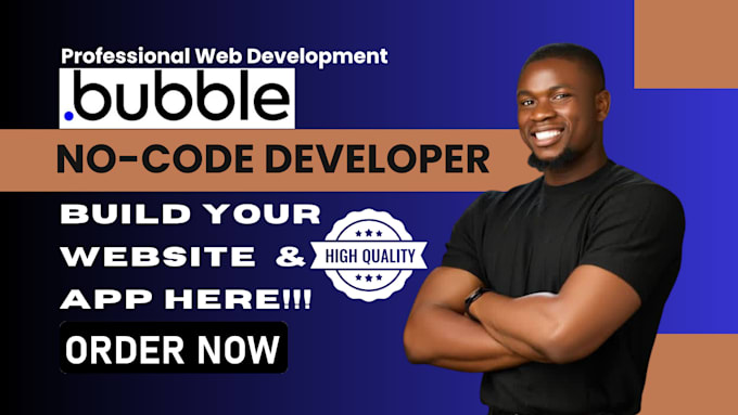 Gig Preview - Build bubble io website, bubble app, bubble developer, bubble saas, no code