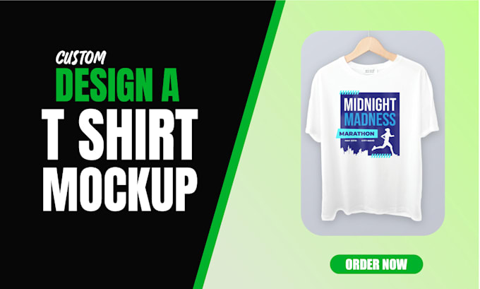 Gig Preview - Create amazing t shirt mockup design