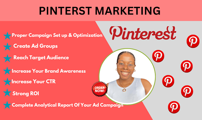 Gig Preview - Be your pinterest marketing manager SEO optimized traffic