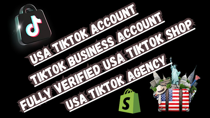 Gig Preview - Create usa tiktok shop manage tiktok shop tik tok shop for non usa resident