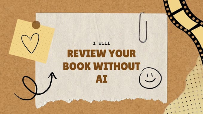 Gig Preview - Review your book without ai