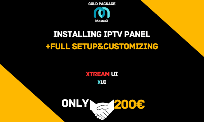 Gig Preview - Set up and configure your iptv system, admin and reseller panel