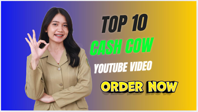 Bestseller - create and edit best top 10 cash cow youtube video editing