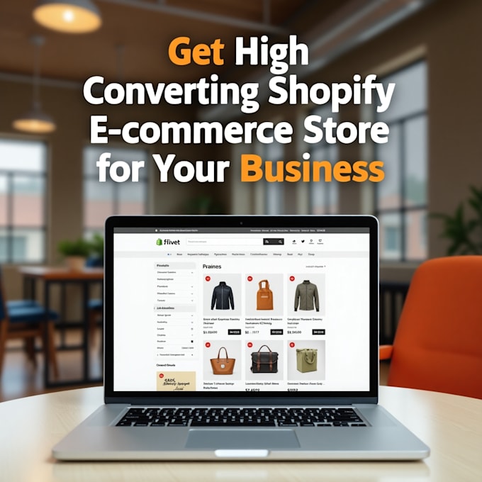 Gig Preview - Build a professional and high converting shopify store