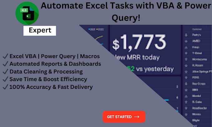 Gig Preview - Automate excel tasks and create custom vba macros