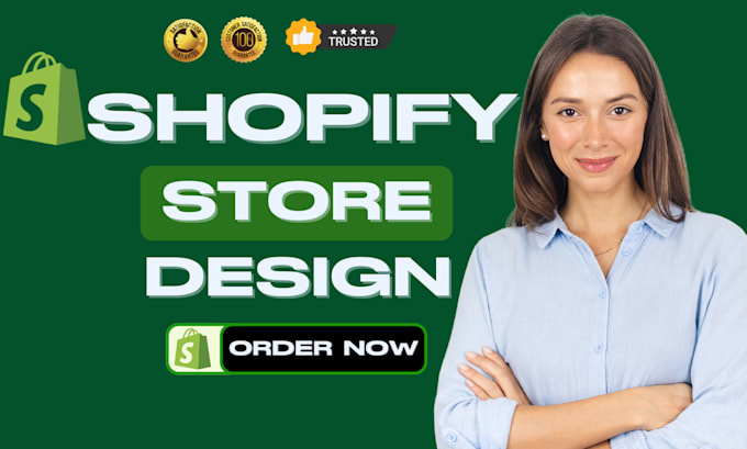 Gig Preview - Create a high converting shopify store to boost sales