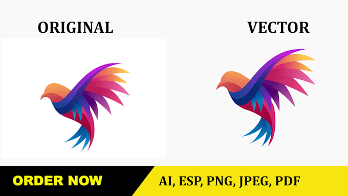 Gig Preview - Vector trace any logo or image with high quality result