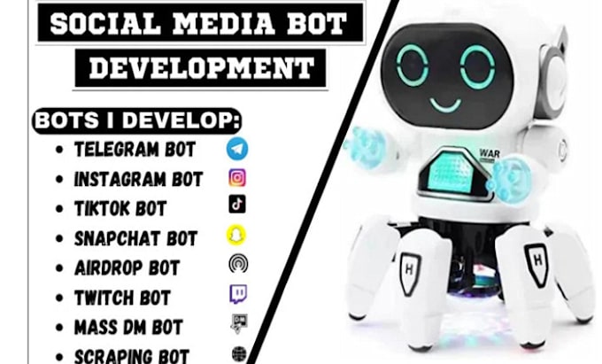 Bestseller - develop instagram API bot, youtube API bot, tiktok API bot, livestreaming bot