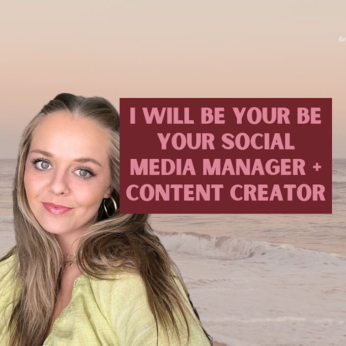 Gig Preview - Be your social media manager and content creator