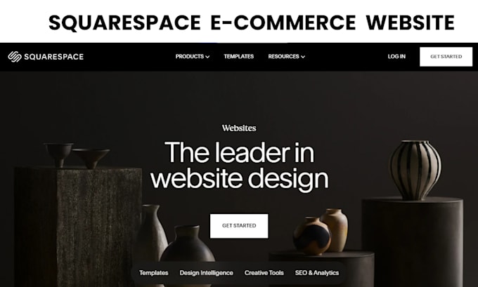 Gig Preview - Build squarespace website design squarespace ecommerce website