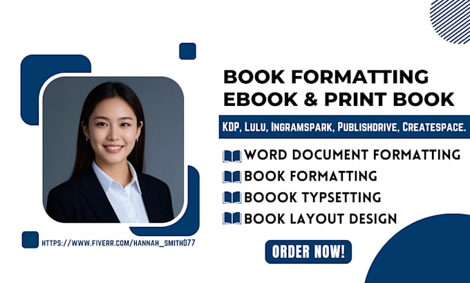 Gig Preview - Do microsoft word document formatting layout design and book formatting