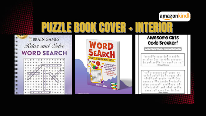 Gig Preview - Create your KDP puzzle book pages and cover