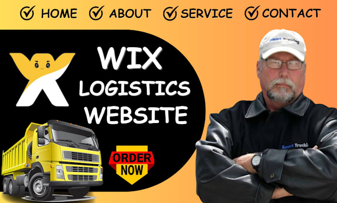 Gig Preview - Wix website design wix logistics website redesign wix logistics website wix