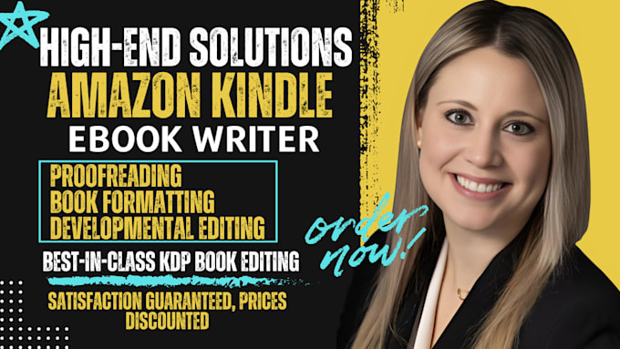 Gig Preview - Be your ebook ghostwriter, amazon kindle book editor, christian ebook writer