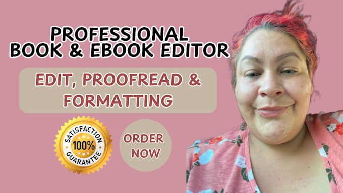 Gig Preview - Book proofreading edit and format non fiction ebook novel developmental editor