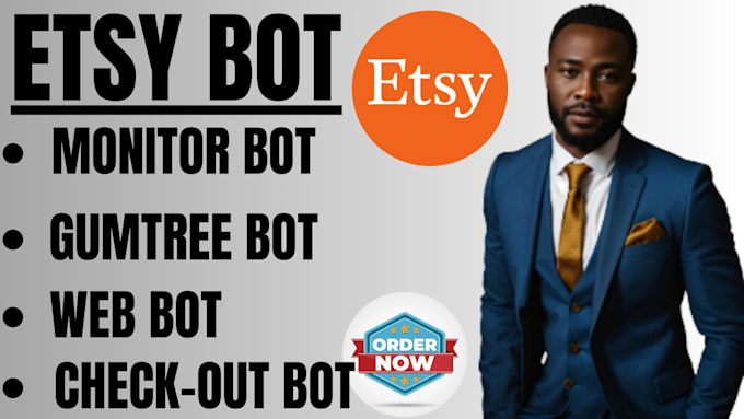 Gig Preview - Develop etsy bot, shopify bot, ebay bot, offerup bot, depop bot, amazon bot