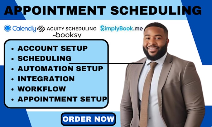 Gig Preview - Optimize your online booking system with calendly, acuity and simplybook