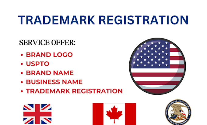 Gig Preview - Help with trademark registration in UK, USA or canada and search