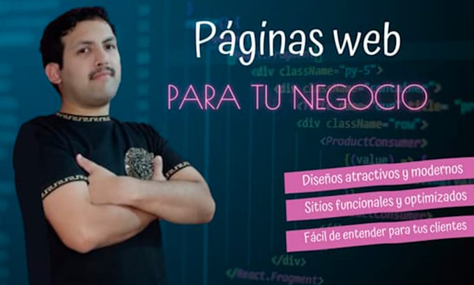 Gig Preview - Desarrollador de sitios web frontend y backend