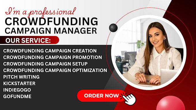 Bestseller - be your crowdfunding campaign manager and promote your gofundme, kickstarter