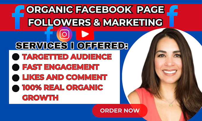 Gig Preview - Grow your facebook page followers organically and promote