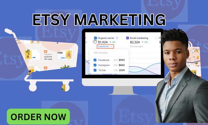 Gig Preview - Do etsy website promotion,etsy shop promotion,traffic ads to boost sales