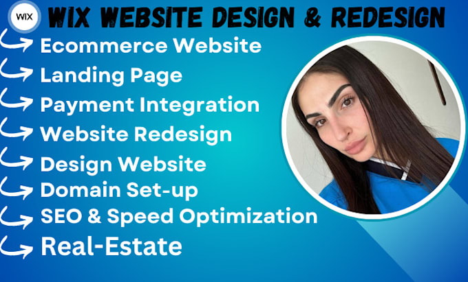 Gig Preview - Do wix website redesign wix website design wix ecommerce design wix online store