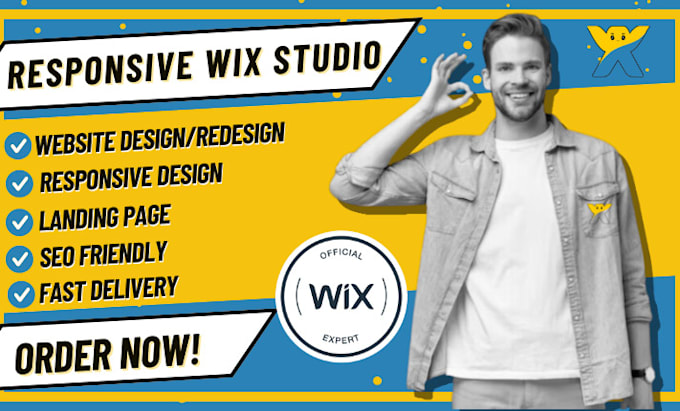 Gig Preview - Create your responsive wix studio or editor x website