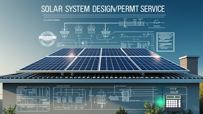 Bestseller - do solar calculation, solar system design, permit, plan, calculations in autocad