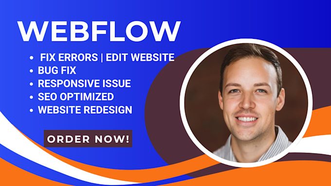 Gig Preview - Fix webflow website, webflow error, redesign webflow, webflow issues, bug fix