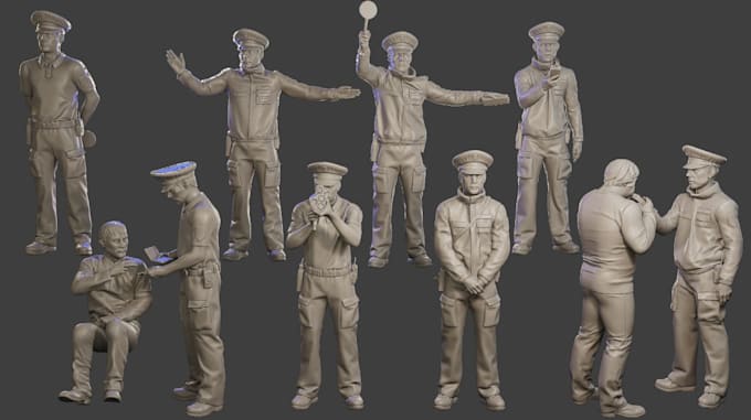 Gig Preview - Do 3d printing model, 3d action figure, articulated figure 3d sculpting, 3d toy